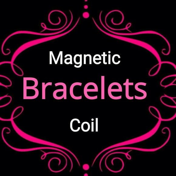 Coil, Magnetic, Hook And Loop Bracelet. Toggle Bracelet, Hinged Bracelet