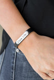 Love Life - White - Black Inspirational Snap Wrap Bracelet