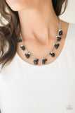 Rocky Mountain Magnificence - Brown - Black Beads Short Necklace