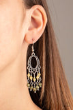 Not the Only Fish in the Sea - White - Purple - Yellow - Orange - Multi nGlassy Beads Fishhook Earrings