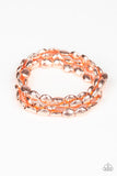 Basic Bliss - Rose Gold - Copper Beads Stretchy Bracelet