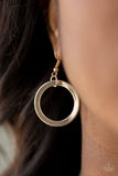 In Full Orbit - Copper - Rose Gold Hoops Link Short Necklace