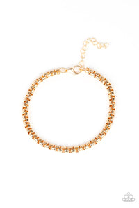 Metro Marathon - Gold Box Chain Urban Clasp Bracelet