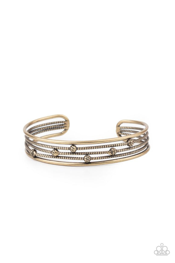 Extra Expressive - Brass wires Layer Cuff Bracelet