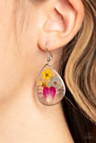 Prim and Prairie - Multi Wildflowers Fishhook Earrings