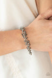 Twinkly Twilight - Copper - Silver Iridescent Beads Clasp Bracelet