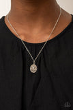 They Call Me Mama - Silver Heart Stamped "Mama" Short Necklace