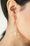 Jaw-Droppingly Jelly - Silver - Copper Iridescent Acrylic Hoop Earrings