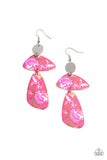 SWATCH Me Now - Multi - Pink Fishhook Earrings