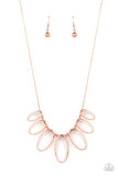 The Mane Ingredient - Copper Ovals Short Necklace