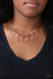 The Mane Ingredient - Copper Ovals Short Necklace