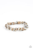 Grounded For Life - Multi Pebble-Like Stones Stretchy Bracelet