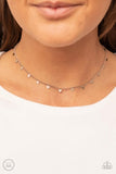 Cupids Cutest Valentine - Silver - Rose Gold Dainty Hearts Choker Necklace