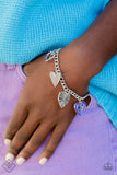 Funky Forte - Multi Heart charms Clasp Bracelet - Fashion Fix Bracelet