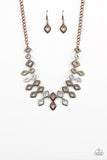 Geocentric - Multi Diamond Shaped Frames Link Short Necklace