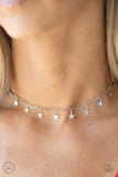 Little Miss Americana - Silver Stars Choker Necklace