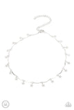 Little Miss Americana - Silver Stars Choker Necklace