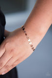 Spotlight Social - Brass - Copper Flat Discs Clasp Bracelet