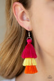 Hold On to Your Tassel! - Multi 3-Tiered Tassel Fishhook Earrings