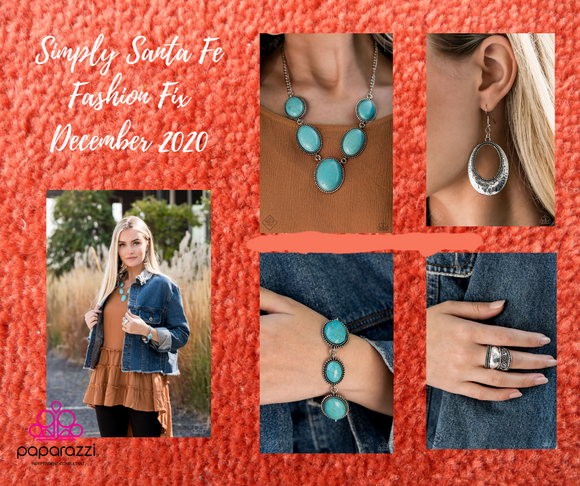 Simply Santa Fe - Blur/Turquoise - Silver Complete Trend Blend Fashion Fix Set December 2020