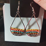 Mojave Mardi Gras - Multi Fish Hook Earrings - Fashion Fix Exclusive -  Paparazzi Accessories