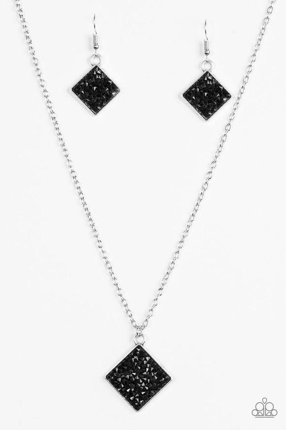 Kickin Up STARDUST - Black Short Necklace