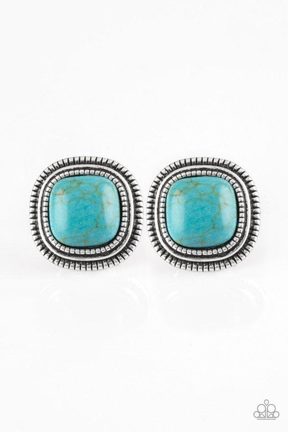 FRONTIER Runner - Blue Post Earrings