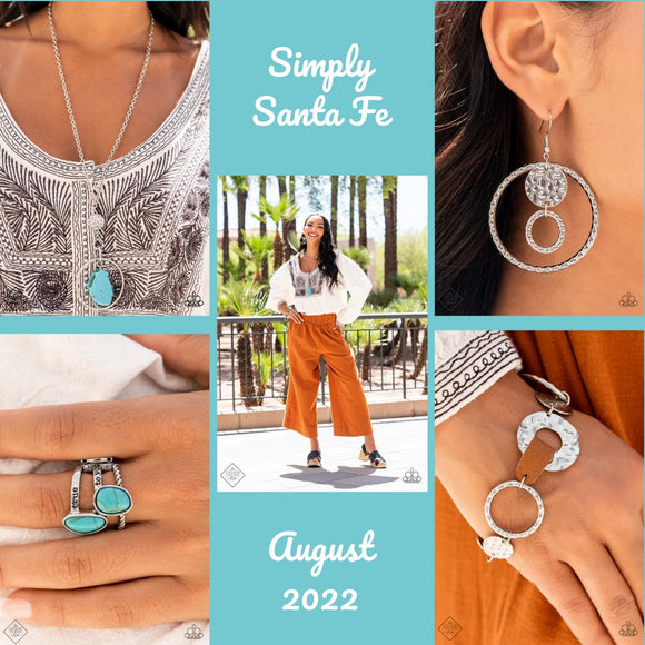 Simply Santa Fe - Blue/Turquiose - Silver - Brown Complete Trend Blend Fashion Fix Set - Aug, 2022