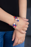 Let Freedom Ring - Red - Multi Beads Coil Bracelet