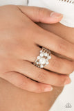 Meet Me At The Alter - White Wide Band Ring