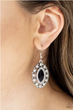 Long May She Reign - Black Fish Hook Earrings. Fashion Fix Exclusive