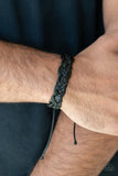 coastal Diving - Black Twine-Like Cords Urban Pull Tie bracelet