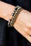 Babe-alicious - Brass Stretchy Bracelet