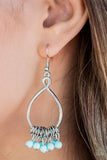 Broadway Babe - Blue Fish Hook Earrings. Fashion Fix Earrings