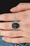 Canyon Cache - Black Wide Band Ring