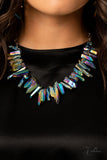 Charismatic - Oil Spill Iridescence ZI Piece Short Necklace 2021