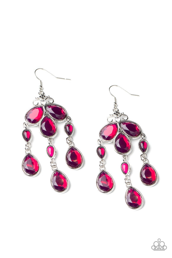 Clear The HEIR - Purple Fish Hook Earrings