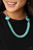 Desert Revival - Blue Short Necklace