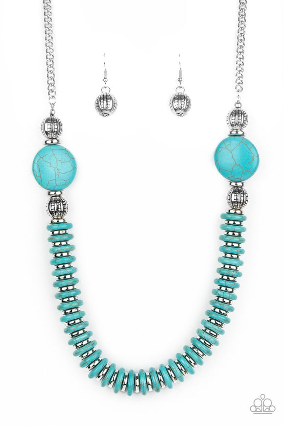 Desert Revival - Blue Short Necklace