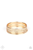 Full Circle - Gold and Brass Bangle Bracelets