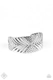 Geo Guru - Silver Hammered Patterns Cuff Bracelets - Fashion Fix Bracelet