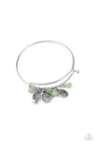 GROWING Strong - Green Inspirational Toggle Closure Bangle Bracelet - Paparazzi Accessories