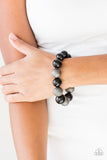 Humble Hustle - Red/Gunmetal - Blue/Gunmetal - Black/Gunmetal Pearly Beads Stretchy Bracelet