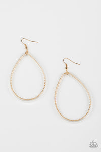 Just ENCASE You Missed It. - Dainty colored Gunmetal and Gold Chain-Like Wire Fishhook Earrings