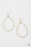 Just ENCASE You Missed It. - Dainty colored Gunmetal and Gold Chain-Like Wire Fishhook Earrings