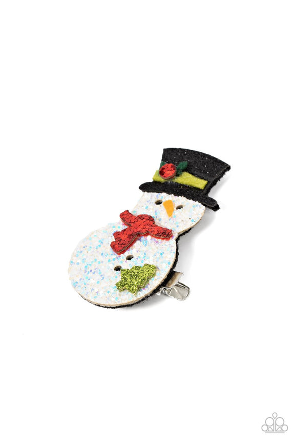 Let It Snow - Multi Snowman Hair Clip