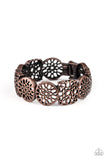 Mandala Mixer - Copper and Brass Hinged Bracelet