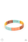 Material Movement - Multi Stretchy Bracelet Fashion Fix Bracelet April 2021 Also in Red and Purple