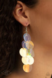 Mermaid Shimmer - Multi Iridescent Bubbly Discs Fishhook Earrings - LOP Earrings