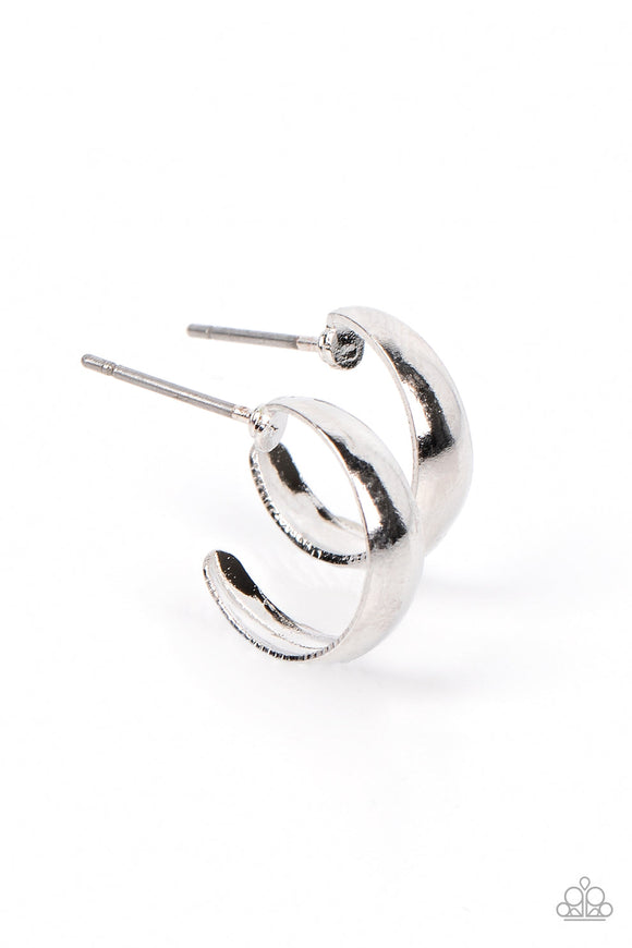 Mini Magic - Silver and Gold Dainty Hoop Earrings